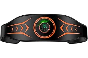 LAYHOU Elettrostimolatore Muscolare, Cintura Elettrostimolatore per Addominali, 8 modalità e 25 intensità, EMS stimolatore muscolare per uomini e donne, ABS Trainer/per Vita/Addome/Home Gym