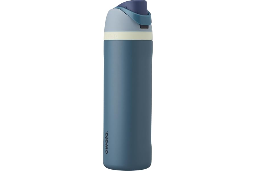 Owala FreeSip - Stainless Steel - 24-oz. - Blue/Teal (Denim)(Amazon) |