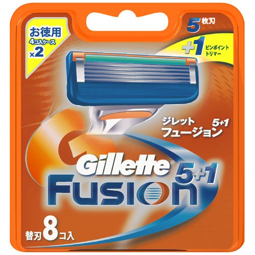 Preisvergleich Produktbild Gillette Fusion 8-pack Razor blades Rasierklingen 100% ORIGINAL