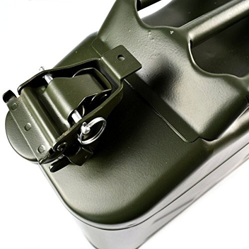 Benzinkanister Stahlbl. 10l TÜV+GS+UN-gepr. Oliv - 2