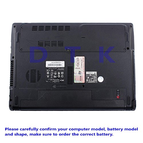 DTK® Ultra Hochleistung Notebook Laptop Batterie Li-ion Akku für Acer Aspire 4250, 4253, 4551, 4552, 4738, 4741, 4750, 4752,4771, 5251, 5253,5336, 5551, 5552, 5560, 5733, 5741, 5742, 5750,5755,5736,7741, 7551, 7552,7750, 7560, AS5741 Series, Travelmate 4740,4750,5335,5542,5735,5740,5742,5760,7740,7750 Fits P/N: AS10D,AS10D31.AS10D41,AS10D51,AS10D61,AS10D71,AS10D73,AS10D75 [Li-ion, 10.8V 6600MAH/9-cell] - 8