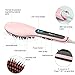 CoastaCloud Hair Straightening Brush Paddle Heating Detangling Comb Digital Anti Static Ceramic Straight Hair Styler