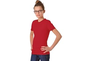 Trigema Mädchen T-Shirt aus Baumwolle/Elastan