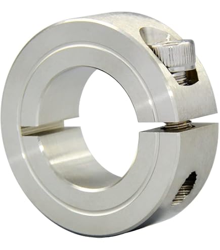 Schaftmanschette, 45 Mm, 50 Mm, 55 Mm, 60 Mm, Doppelt Geteilter Schaft, Klemmkragen Mit Aluminium-Legierung, Klemmring-Design Für Die Industrie (50 Mm