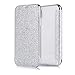 Produktbild Sycode Flip Hülle für Galaxy S7,Luxus Silber Buchstil Überzug Zurück Cover mit Pu Leder Brieftasche für Samsung Galaxy S7-Silber