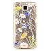 Produktbild MUTOUREN TPU Case-für Samsung Galaxy S5 Schutzhülle/Hülle/Handyhülle-Silikon-Kasten-Abdeckungsschutz - Ultra dünn Durchsichtig Kristall Anti-scratch Drucken Handycover-Schön Blumen Bunt