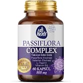 Passiflora Complex &ndash; Passiflora, Valerian, L-Teanin ve Vitamin B6 60 Kaps&uuml;l