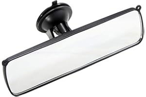 KITBEST Rear View Mirror for Driving Test, Learner Driving Instructor Mirror Car Interior Rearview Mirrors with Suction Cup Universal Car Inside Mirrors for SUV CRV Vans Trucks 250 x 71mm