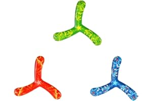 TOMAIBABY 3pcs Bumerang Kinder Zurückkehrende Kids Sports Neue Flying Toy Spiele im Freien Outdoor Spiele Kinder für Anfänger Junge Werfer