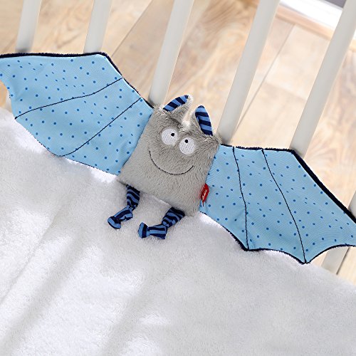 sigikid 4109 Mädchen und Jungen, Schnuffeltuch Fledermaus, Baby bite me - 4