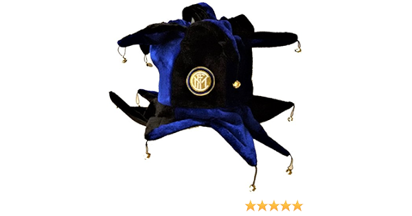 F.C.Internazionale CAPPELLACCIO Inter Ufficiale Originale GIULLARE Berretto Cappello  Jolly : Sport e tempo libero