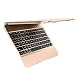 Produktbild iPad Pro 9.7 Tastatur Fall, iEGrow F06 Dünn Aluminum Bluetooth Tastatur mit Schutzhülle Abdeckung und 7 Farbe Hintergrundbeleuchtung für iPad Air 2 und Pro 9.7 [QWERTZ deutsches Tastaturlayout] Gold