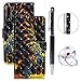 Produktbild idlehour A7/A750 Hülle für Samsung Galaxy Handyhülle Flip Case, PU Leder Case Cover Magnet Schutzhülle Schale Etui Tasche Skin Ständer Handytasche für Samsung Galaxy A7/A750 2018,Tiger