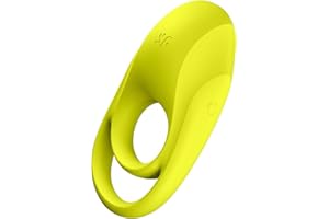 Satisfyer, anillo para el pene, Satisfyer 'Spectacular Duo', para pene y testículos, impermeable, de silicona
