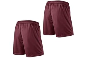 PROSTYLE SPORTS 2 X Junior Football Shorts Sports Running Gym Breathable School, PE Kid 3/4Y - 12/13Y