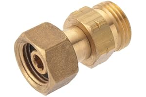 DN Autogas Parts Adattatore per bombole gas greco italiano W20-1/14 SX (mano sinistra) a A 21,8 SX presa di connessione europea