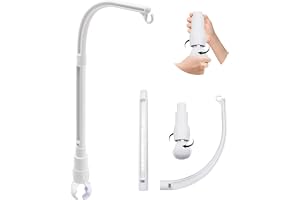Hyacint spjälsäng mobil arm, 58,4 cm justerbar bredd baby mobilhållare, avtagbar klo spjälsäng säng klocka ram, gör-det-själv