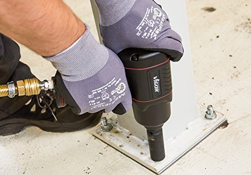 Vigor Schlagschrauber Vierkant 12,5 mm 1/2 Zoll, Hochleistungs-Doppelhammer-Schlagwerk, 1 Stück, V4800 - 6