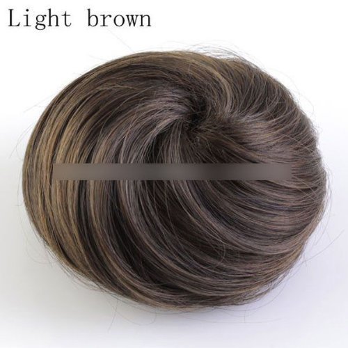 Hot Women Lovely Clip In Ponytail Bun Scrunchie Drawstring Hair Extension