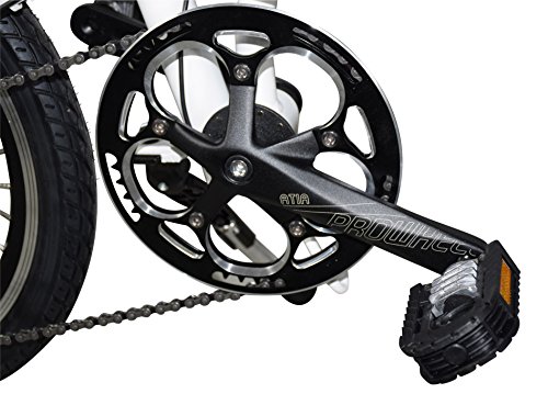 Klappfahrrad 7 Gang Jet-Line E Bike mit Alurahmen, Shimano Schaltung, Samsung Akku hochwertig mit Scheibenbremsen Faltrad - 6