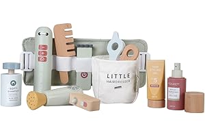 ‎TIAMO Little Dutch 7066 Holz Friseur Spielset