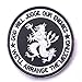 Produktbild Kingnew Runde Patch Devgru Löwe Gott wird unsere Enemes US Navy Seal Team Armee Moral Patch taktische Abzeichen Adhensive Patch Removable (weiß)