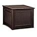 Produktbild Rubbermaid Terrasse Chic Kunststoff Storage Trunk, dunkles Teak Basket Weave
