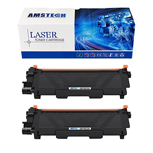 2 Pack Amstech 2,600 Seiten kompatibel toner TN2320 TN-2320 TN2320 TN2310 Schwarz Tonerkartusche replacement fuer Brother HL-L2340DW HL-L2300D MFC-L2700DW HL-L2360DN HL-L2365DW DCP-L2500D DCP-L2520DW DCP-L2540DN MFC-L2720DW MFC-L2740DW