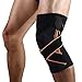Produktbild UMILLER Knieschoner, Sport Kniebandage Knieschutz,Knieschützer mit Rutschfesten Einstellbare Druck Gurt,Knie Unterstützung für Damen und Herren (L)