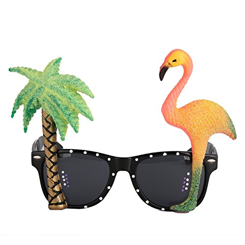 Sonnenbrille Partbrille Spaßbrille für Cosplay Flamingo Brille Strand Party Accessoire Halloween Kostüm zum Halloween - 2