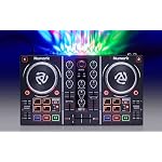 Numark-Party-Mix-DJ-Controller-mit-Eingebauter-Lichtshow-und-Soundkarte-Inklusive-Virtual-LE-Software