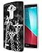 Produktbild 003238 - Giraffes in sunglasses Black and White Design LG G3 Fashion Trend Silikon Hülle Schutzhülle Schutzcase Gel Rubber Silicone Hülle
