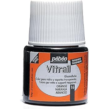 PEBEO Vitrail Stained Glass Paint - 45ml Cobalt Blue Glass Paint For DIY Crafts, Windows & Decorative Art (Not For Food Use)