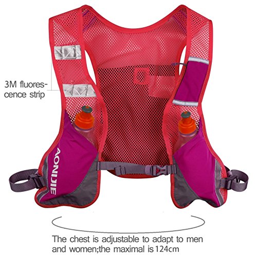 AONIJIE Wasserdicht Fahrradrucksack hat mit 1,5L Trinkblasen Wanderer, Jogger Bekleidung Running Rucksäcke für Männer und Frauen, Sicherheitswesten - 2