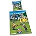 Produktbild Herding 440029050 Bettwäsche Playmobil Ritter, Kopfkissenbezug: 80 x 80 cm und Bettbezug: 135 x 200 cm, 100% Baumwolle, Renforce