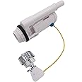 SUNDELY® Toilet Push Button Adjustable Dual Action Flush Overflow Cistern Tank Syphon Siphon Drop Valve Unit Kit Flushing Mechanism Cable Operated (1.5 inch Outlet Valve)