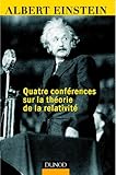 Image de Quatre conférences sur la théorie de la relativité