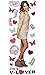 Produktbild Unbekannt großes Set: Wandtattoo / Wandsticker - Disney Mädchen Violetta - Aufkleber Wandaufkleber - Martina Stoessel Channel Schauspielerin / Poster - Postersticker Sticker