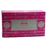 incienso rosa roja Ideal para perfumar tu hogar Incienso Satya Rosa (Rose) 180g varillas aromáticas