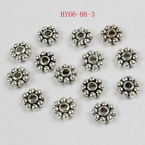 HYBEADS 200PCS 6mm Tibetan antique daisy spacer beads by HYBEADS