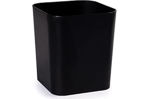 Everest Adv 10 Cestini da Tavolo per Rifiuti Colazione – Ideale per Tutte le Strutture Ricettive | Mini Pattumiera da Tavolo | Colore Nero