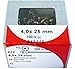 Produktbild 100 Stk. HSI Spanplattenschrauben 4,0x25mm Pan Head Pozidriv ( Kreuz ) Eisen gelb chromatiert 943448