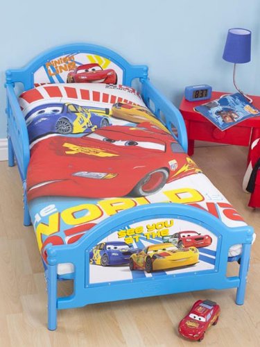 Disney Cars 'Speed' Junior Toddler Bed Duvet Cover & Pillowcase Set