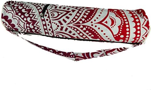 Yoga Mat Bag Carrier - 100% Cotton Mandala Eco