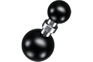 BRCOVAN 1 Pollice Palla a 17 mm Palla Adattatore Compatibile con RAM Mounts B Szie Braccio a Doppia Presa, per Garmin GPS Staffa con Presa a Sfera da 17 mm (0,67 '')