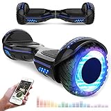 RCB Gyropode 6,5' et Scooter Electrique Auto-équilibré avec LED Scooter Intelligent avec Bluetooth Moteur Puissant 2 * 350W pour Enfants und Adultes Cadeau pour Noël