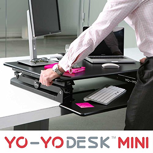 Bundle OfferSave £30 YoYo DESK MINI (BLACK) with YoYo MAT [M] Best Selling Height