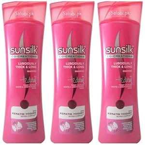 3 X Sunsilk Co Creations Shampoo Lusciously Thick Long Hair
