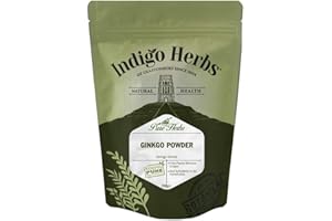 ‎INDIGO HERBS OF GLASTONBURY Ginkgo Biloba Pulver - 100% Rein - Ginkgo Biloba Powder – 250g