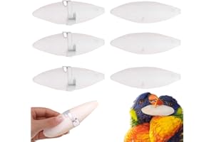 GXGM 10cm os de Seiche Tore pour Oiseaux, Tortues et Reptiles, Jouets avec 3 Boucles, 9 Pièces